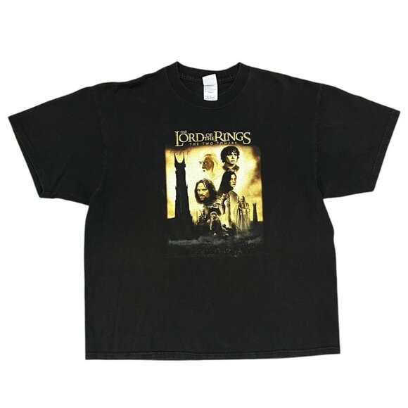 Vintage The Lord of The Rings The Two Towers Movie Promo Tee - Picture 1 of 5